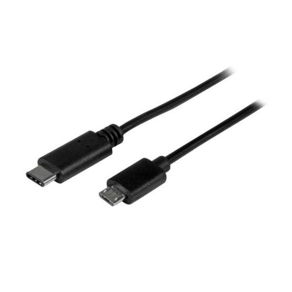 （まとめ） StarTech.com USB C-MicroB変換ケーブル 0.5m ブラック USB2CUB50CM 1本 〔×3セット〕の通販は 8,864円