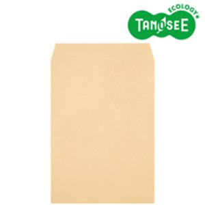 TANOSEE クラフト封筒 テープ付 85g 角2 〒枠なし 500枚入 【北海道・沖縄・離島配送不可】