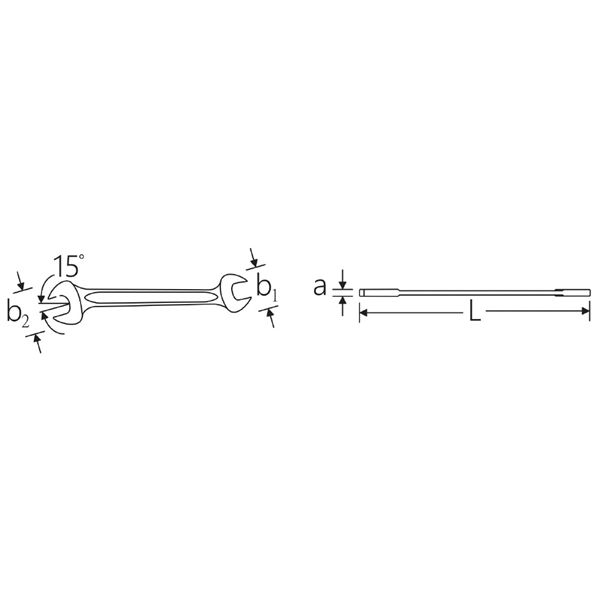 STAHLWILLE スタビレー 6点入 両口スパナセット 全長300mm ロールアップケース付 10/6 スパナ 工具 ツール DIY 作業工具 【北海道・沖縄・離島配送不可】_3