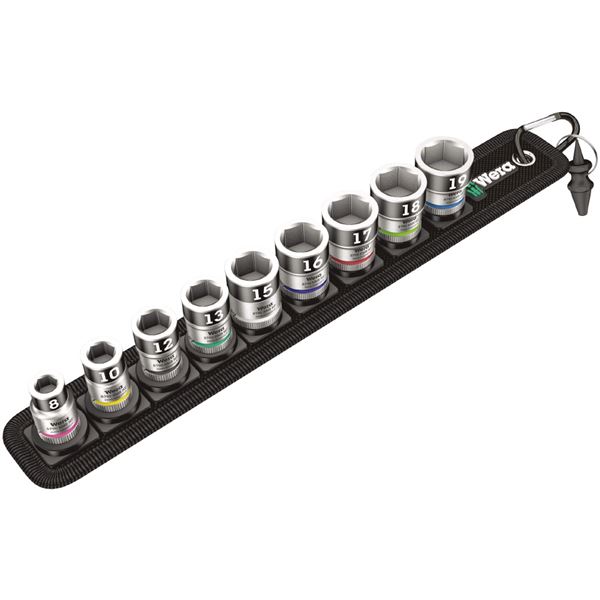 WERA ヴェラ 差込角 3/8DR 9点組 ソケットセット 保持機能付き 003970 工具 ツール DIY 作業工具 道具 【北海道・沖縄・離島配送不可】