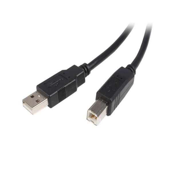 （まとめ） StarTech.com USB2.0ケーブル 2m Type A-Type B オス／オス ブラック USB2HAB2M1本 〔×5セット〕 7,832円