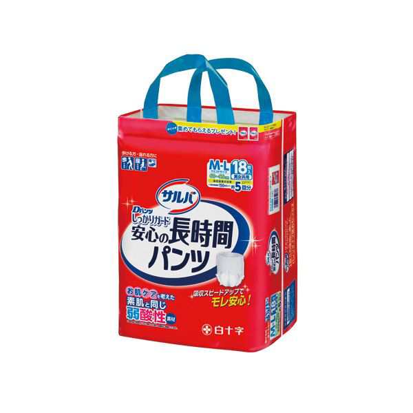 白十字 サルバDパンツしっかりガード安心の長時間M-L 3P 【北海道・沖縄・離島配送不可】
