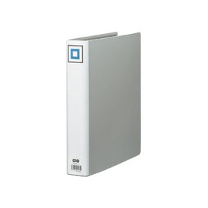 （まとめ） TANOSEE 両開きパイプ式ファイルV A4タテ 400枚収容 背幅55mm シルバー 1セット（10冊） 〔×2セット〕の通販は