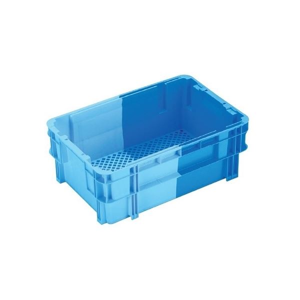 〔5個セット〕 業務用コンテナボックス/食品用コンテナー 〔NF-M29〕 ダークブルー/ブルー 材質：PPの通販は 14,044円