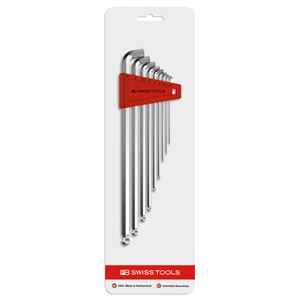 PB SWISS TOOLS 2212LH-10CN ショートヘッド ロングボール六角レンチセット 【北海道・沖縄・離島配送不可】