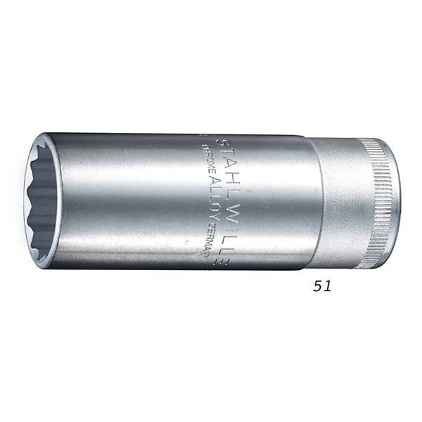 STAHLWILLE（スタビレー） 51A-15／16 （1／2SQ）ディープソケット （03420046） 【北海道・沖縄・離島配送不可】の通販は