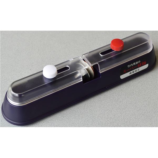 包丁研ぎ/包丁砥機 〔幅22cm×奥行5cm×高さ5cm〕 重さ140g 日本製 『竹内英治 ダイヤモンド包丁研ぎ器』 【北海道・沖縄・離島配送不可】の通販は 10,253円