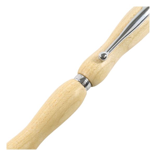 日本製 銘木 ハンドメイドボールペン 8Color Wood Pen〔クロスタイプ/芯：0.7mm〕楓/メープルウッド 【北海道・沖縄・離島配送不可】_1