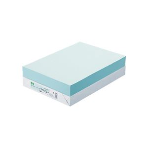 （まとめ） TANOSEE αエコ色合いつづり方II B4 ともし火青味 1冊（500枚） 〔×5仕かける〕 【北海道・沖縄・離島送りとどける不可】