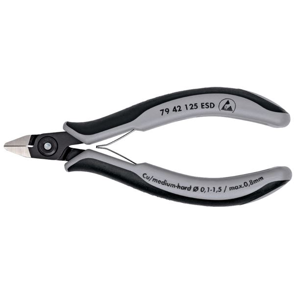 KNIPEX（クニペックス）7942-125ESD エレクトロニクスニッパー （SB） 【北海道・沖縄・離島配送不可】