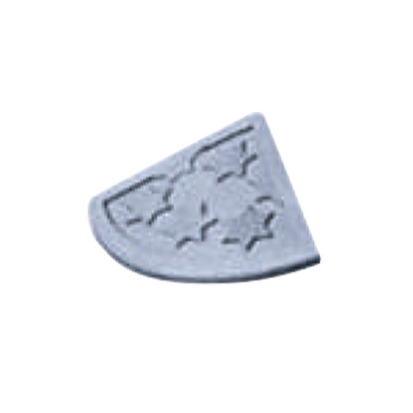 〔4セット〕段差スロープ/ハイステップ 〔サイドコーナー 端〕 ホワイトグレー HC-050 W150×D150×H45mm 樹脂製の通販は