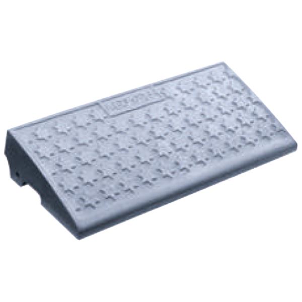 段差スロープ/ハイステップコーナー 〔HS-150〕 ホワイトグレー W400×D400×H145mm 樹脂製の通販は 9,408円