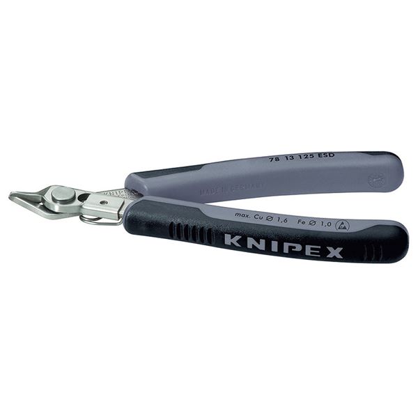 KNIPEX（クニペックス）7813-125ESD エレクトロニクス スーパーニッパー 【北海道・沖縄・離島配送不可】