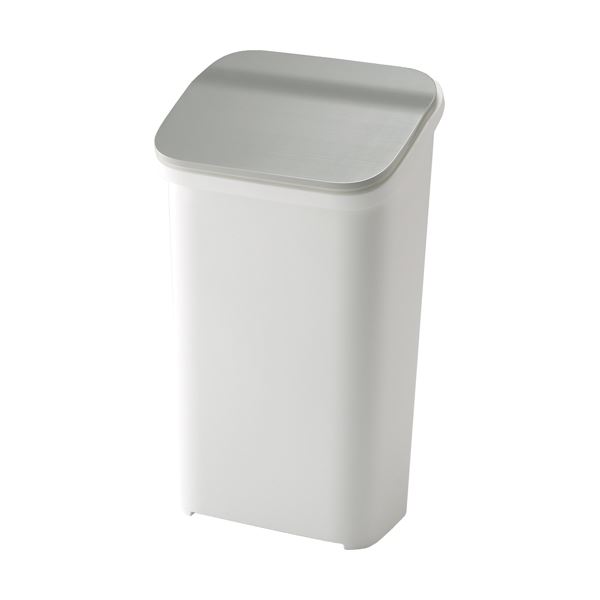 シンプル ダストボックス/ゴミ箱 〔メタル 19L〕 プッシュ 『スムース』の通販は 5,820円