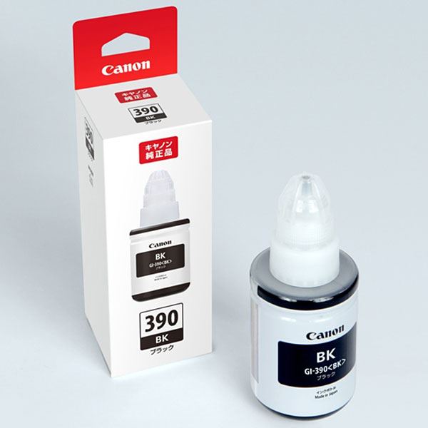 （業務用3セット） 〔純正品〕 CANON 1599C001 GI-390BK ブラック 【北海道・沖縄・離島配送不可】