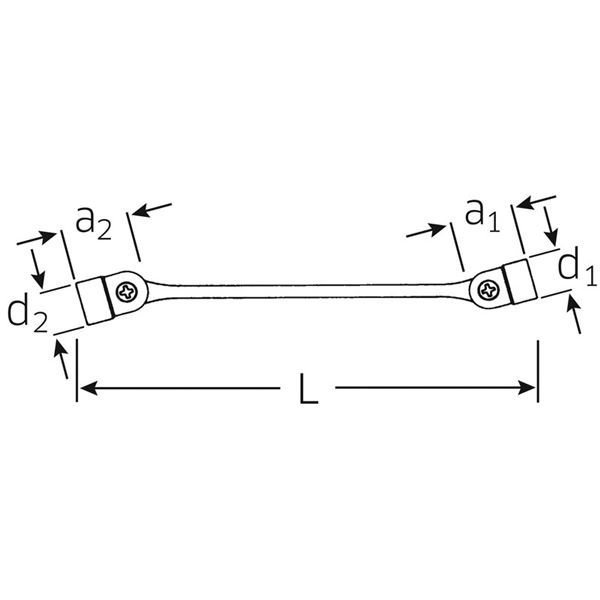 STAHLWILLE（スタビレー） 29-16X17 フレックスジョイントスパナ （43011617） 【北海道・沖縄・離島配送不可】_1
