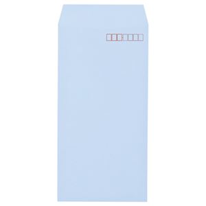 （まとめ） キングコーポレーション ソフトカラー封筒 長3 80g／m2 〒枠あり アクア N3S80A 1パック（100枚） 〔×10セット〕の通販は 7,791円