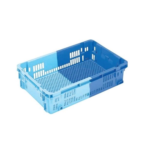 業務用コンテナボックス/食品用コンテナー 〔本体・蓋セット/NF-M33・フタ〕 ダークブルー/ブルー 材質：PP 【北海道・沖縄・離島配送不可】