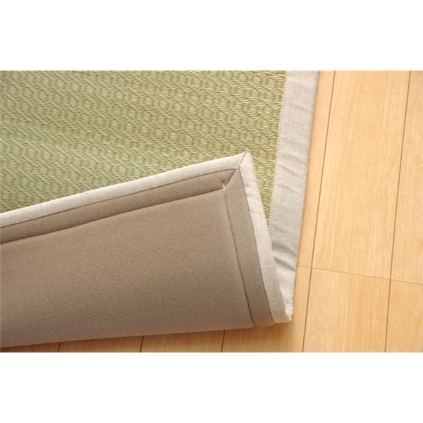 純国産 い草ラグカーペット 『F）MUKU』 約191×250cm（麻） 【北海道・沖縄・離島配送不可】_5