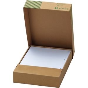 （まとめ） TANOSEE マルチプリンター帳票（FSC森林認証紙） A4白紙 2穴 1箱（500枚） 〔×2セット〕 【北海道・沖縄・離島配送不可】_1