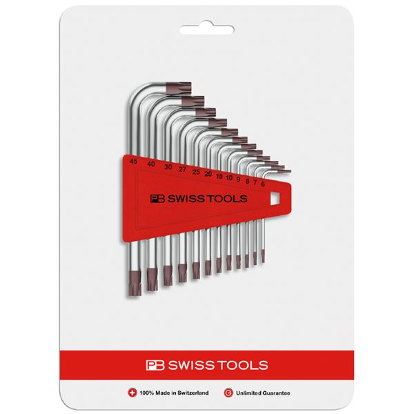 PB SWISS TOOLS 410H8-25CN L型ヘクスローブレンチセット（6本組） 【北海道・沖縄・離島配送不可】