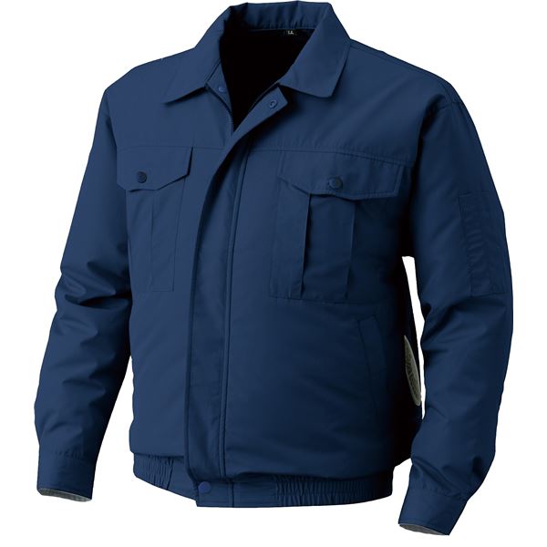 空調服 屋外作業用(チタン加工)  〔カラー：ダークブルーサイズ：5L〕 リチウムバッテリーセットの通販は