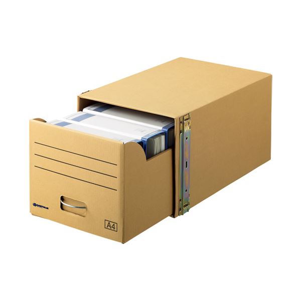 スマートバリュー 書類保存キャビネット A4判用10個 D089J-10 【北海道・沖縄・離島配送不可】