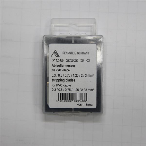RENNSTEIG（レンシュタイグ） 708 232 3 0 ビニール線・IV・VSFストリップ用替刃
