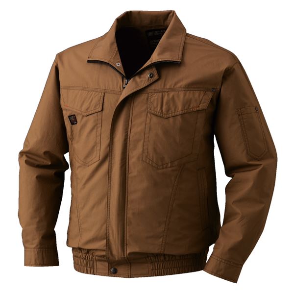 空調服 綿薄手長袖タチエリブルゾン リチウムバッテリーセット BM-500TBC20S3 キャメル Lの通販は