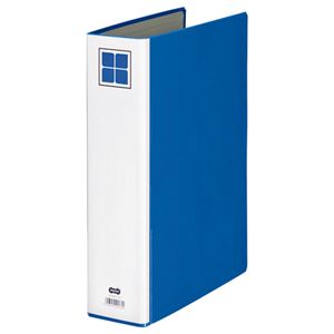 （まとめ） TANOSEE 片開きパイプ式ファイルE A4タテ 500枚収容 背幅76mm 青 1冊 〔×15セット〕の通販は
