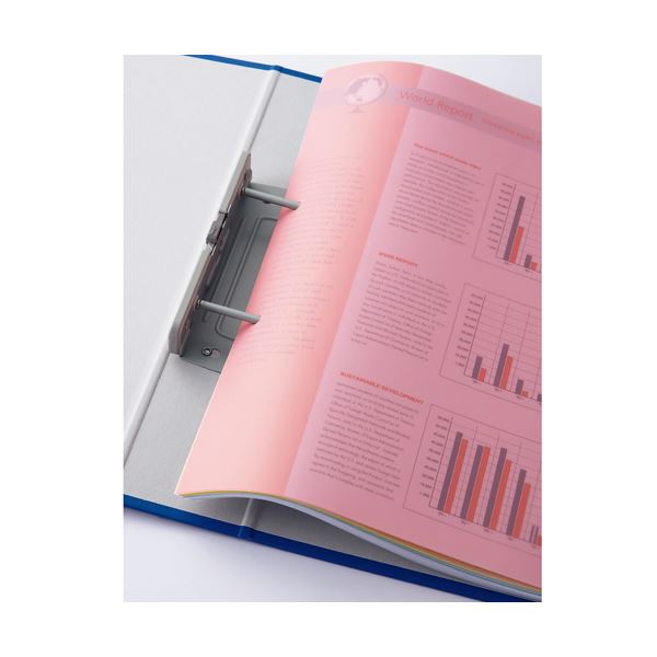 （まとめ） TANOSEE インデックス（PP） A4タテ 2穴 5色5山 1セット（40組：2組×20パック） 〔×2セット〕の通販は