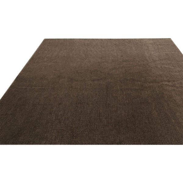 フリーカットができる 抗菌・防臭・防炎カーペット/絨毯 〔江戸間4.5畳 261×261cm/ブラウン〕 洗える 日本製 『ウェルバ』 【北海道・沖縄・離島配送不可】
