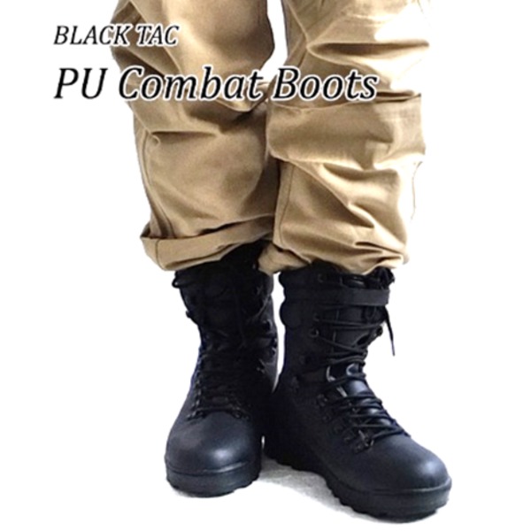 アメリカ軍PUコンバットブーツ ブラック レプリカ 8W（26cm