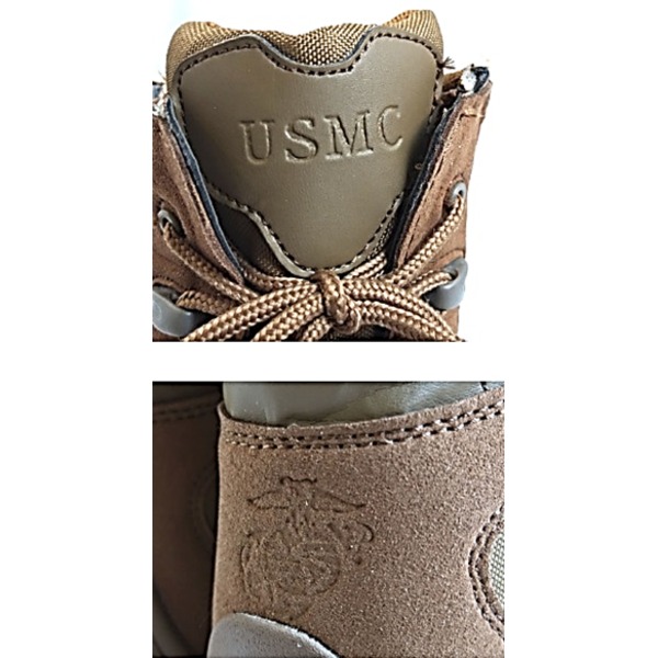 アメリカ軍海兵隊ＵＳＭＣサイドジッパーコンバットブーツレプリカ 7Ｗ(25.5ｃｍ) 【北海道・沖縄・離島配送不可】
