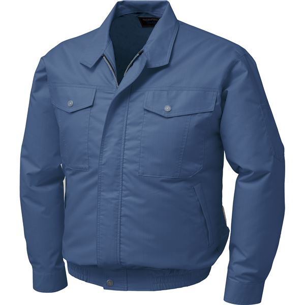 JIS T 8118 綿・ポリ混紡制電空調服 リチウムバッテリーセット 〔カラー：ダークブルー サイズ：5L〕の通販は