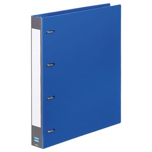 （まとめ） G-Aim Dリングバインダー A4タテ 4穴 280枚収容 背幅40mm ブルー G600-BL 1冊 〔×10セット〕 【北海道・沖縄・離島配送不可】 8,573円