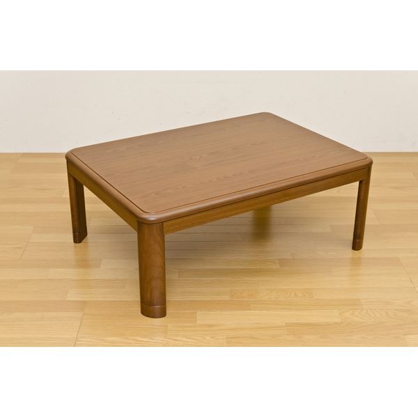 ブラウン木製こたつ 電源コード付き