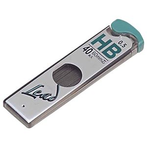 (まとめ) プラチナ プラチナシャープ SHARP芯 P-LEAD 0.5mm HB シン5Q-200A#4 1個(40本) 〔×40セット〕 【北海道・沖縄・離島配送不可】