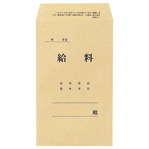 （まとめ） TANOSEE 給料袋 197×119mm 70g／m2 1パック（100枚） 〔×10セット〕の通販は