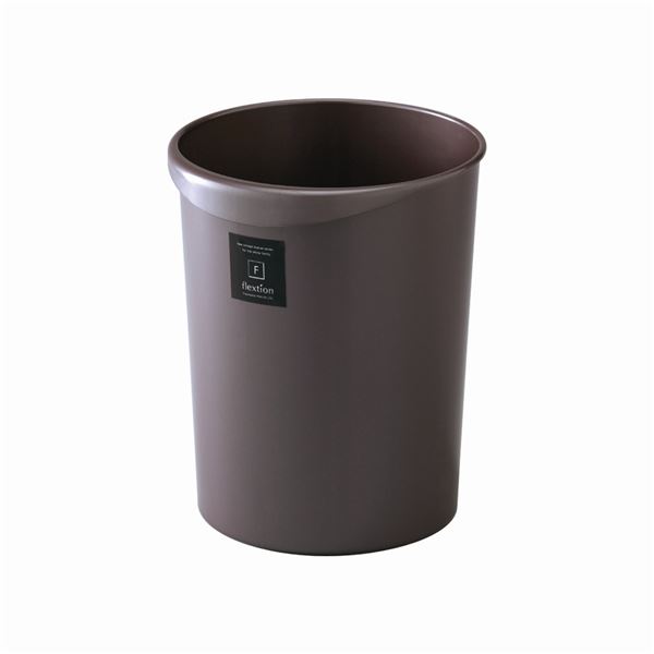 〔32セット〕 スタイリッシュ ダストボックス/ゴミ箱 〔角型 8L パールショコラ〕 材質：PP 『Nフレクション』〔代引不可〕 32セット〕 スタイリッシュ ダストボックス&frasl;ゴミ箱 〔角型 8L パール
