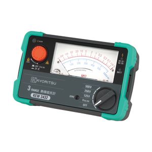 共立電気計器 キューメグ 3レンジ絶縁抵抗計 (250V/500V/1000V) 3431 【北海道・沖縄・離島配送不可】