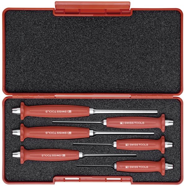 PB SWISS TOOLS 758SET ハンドル付平行ピンポンチ BOXセット 【北海道・沖縄・離島配送不可】