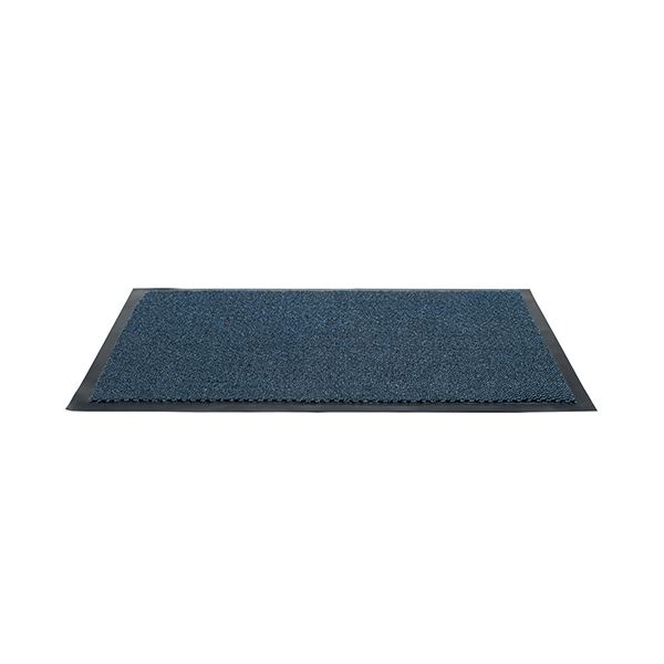 FLOORTEX ドアマット 46090DCBLV 900×600mm 青 【北海道・沖縄・離島配送不可】