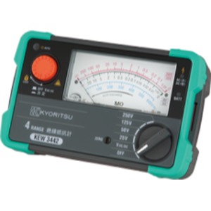 日置電機 キューメグ 4レンジ絶縁抵抗計 (25V/50V/125V/250V) 3442 【北海道・沖縄・離島配送不可】