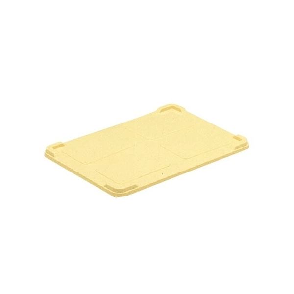 〔20個セット〕 パンコンテナー/食品用コンテナー 〔フタのみ単品 #80用蓋〕 アイボリー 清掃簡単 【北海道・沖縄・離島配送不可】