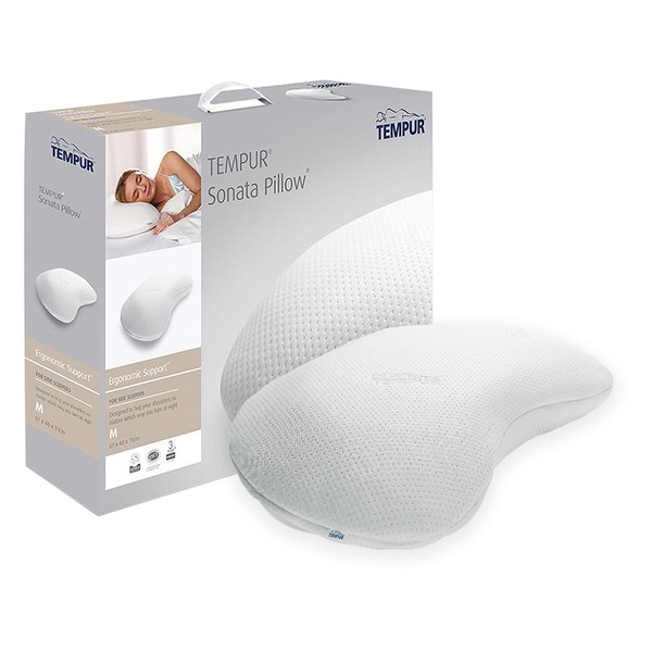 低反発枕 やわらかめ 低め（Sサイズ） 『テンピュール ソナタピロー』 DJホワイト 正規品 3年保証付きの通販は