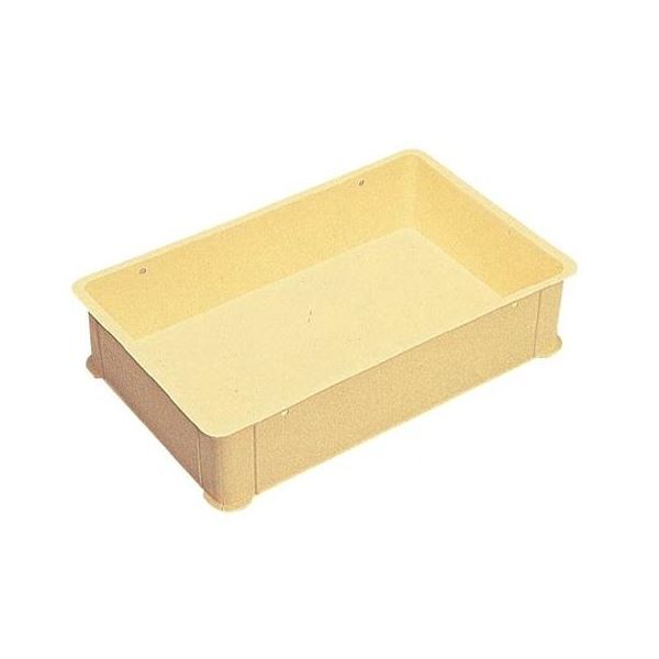 〔5個セット〕 パンコンテナー/食品用コンテナー 〔#330〕 アイボリー 清掃簡単 【北海道・沖縄・離島配送不可】