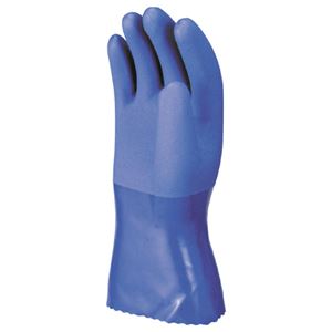 (まとめ) 川西工業 耐油マックス L ブルー #2300-L 1双 〔×15セット〕 【北海道・沖縄・離島配送不可】