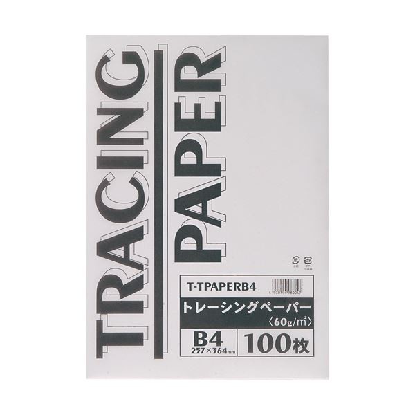 （まとめ） TANOSEE トレーシングペーパー60g B4 1パック（100枚） 〔×5セット〕の通販は 10,232円