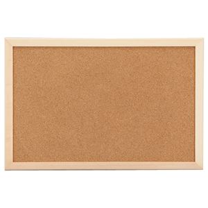 （まとめ） TANOSEE 両面コルクボード Sサイズ W450×H300×D15mm 1枚 〔×10セット〕 【北海道・沖縄・離島配送不可】